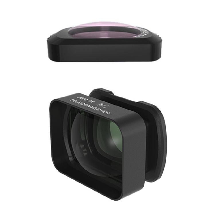 Glass 2X Telephoto And 10X Magnifying Lens Pair For Brittle And Bright Output