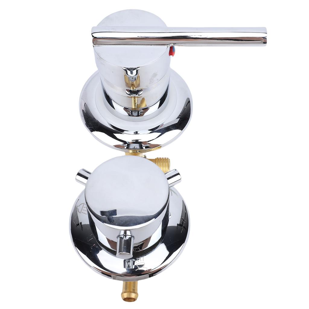 Brass Mixing Diverter Valve G1Celsius2 Male Screw Cold Hot Shower Faucets Tap Temperature Mixer for Bathroom