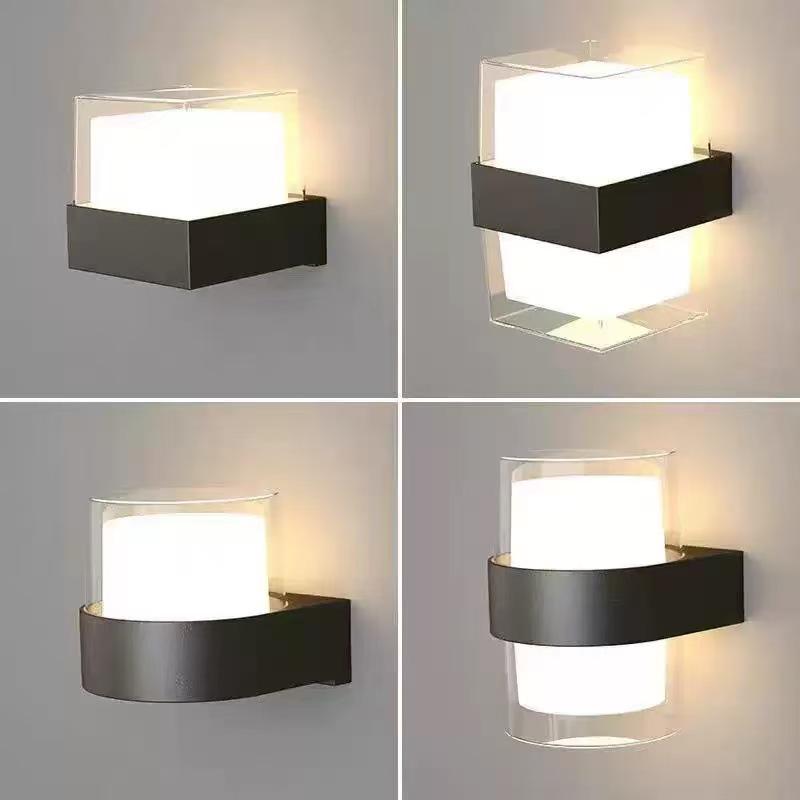 Waterproof LED Outdoor Wall Light for Hotel, Stairwell, Villa, Balcony, Garden, or Corridor.