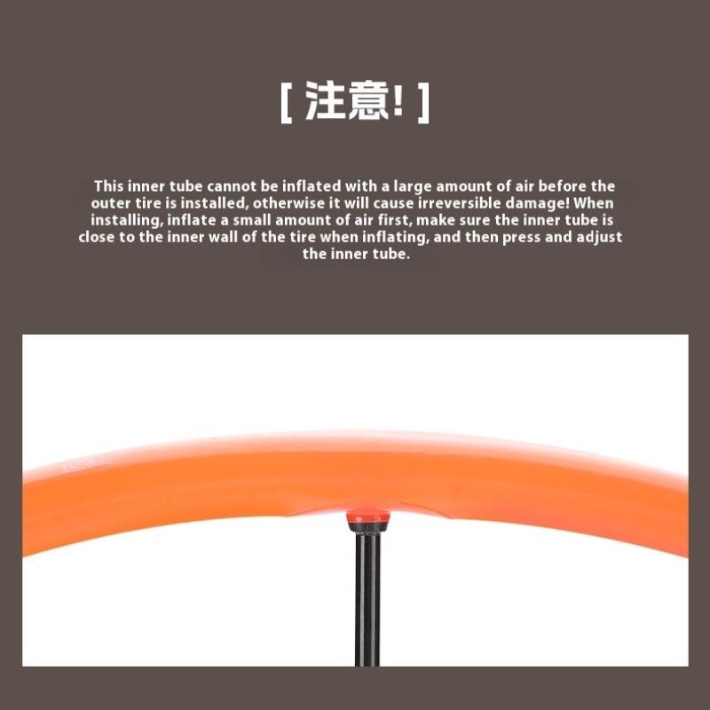 Câmara de Ar Ultraleve para Bicicleta Bicicleta de Estrada Pneu TPU Válvula de 65mm de Comprimento Pneu TPU para Bicicleta de Estrada Câmara Super Leve