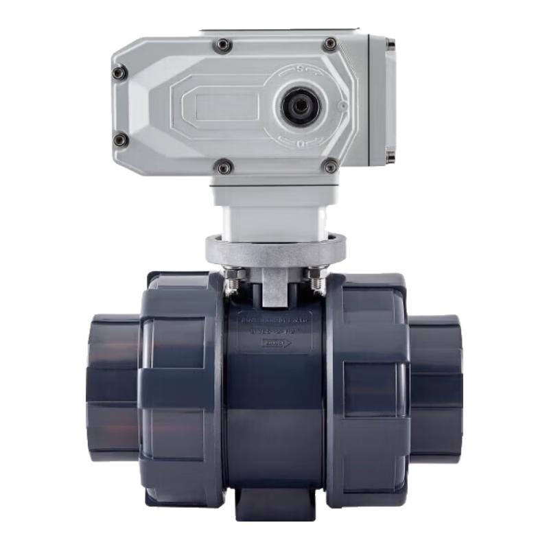 

220V Electric UPVC Q911F-16S Anti-Corrosion Ball Valve CN plug (adapter included)