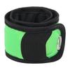 Outdoor Night Running LED Armband Flashing Wristband Cycling Light Up Slap BraceletsGreen