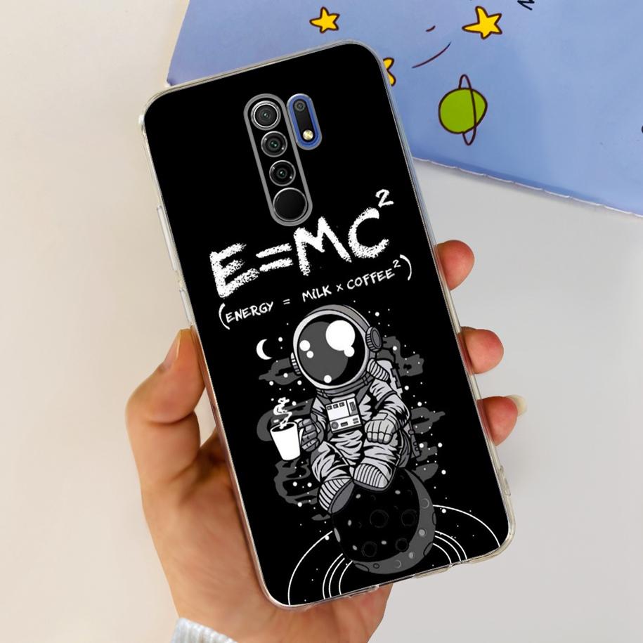 For Xiaomi Redmi 9 Case 6.53" Cover For Redmi 9 Flower Butterfly Transparent Silicone Soft Phone Covers For Redmi 9 Prime Bumper