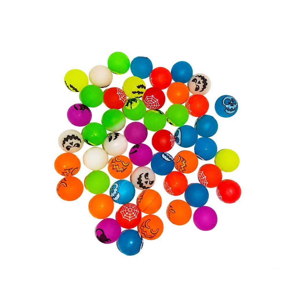 Halloween Glow In The Dark Bouncing Balls Luminous Rubber Party Favors Trick Or Treat Supplies For Kids