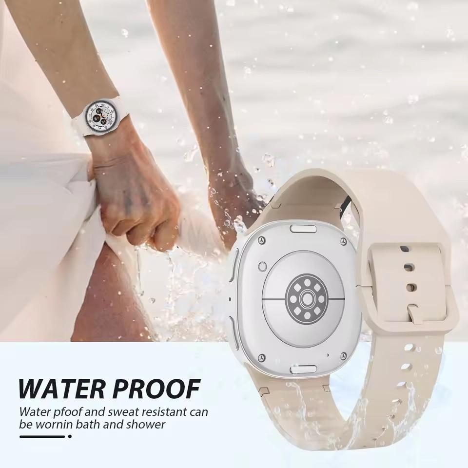 Silikonowy pasek do Samsung Galaxy Watch 8 44mm 40mm/8 Classic 46mm Sportowy Oryginalny Zamienny Pasek na Nadgarstek Galaxy Watch 8 Correa