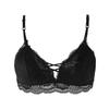 Lace front cross without steel ring gathering bra girl department sexy tube top wrapped chest student inside pure desire
