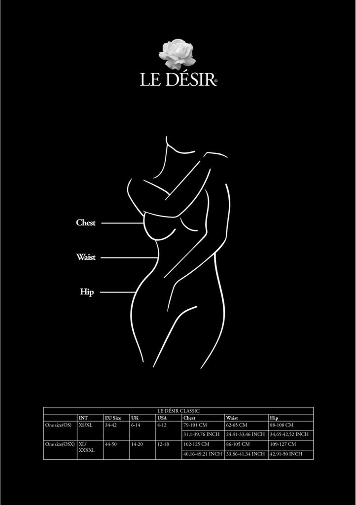 Le desir - Plus Size Fishnet Stockings