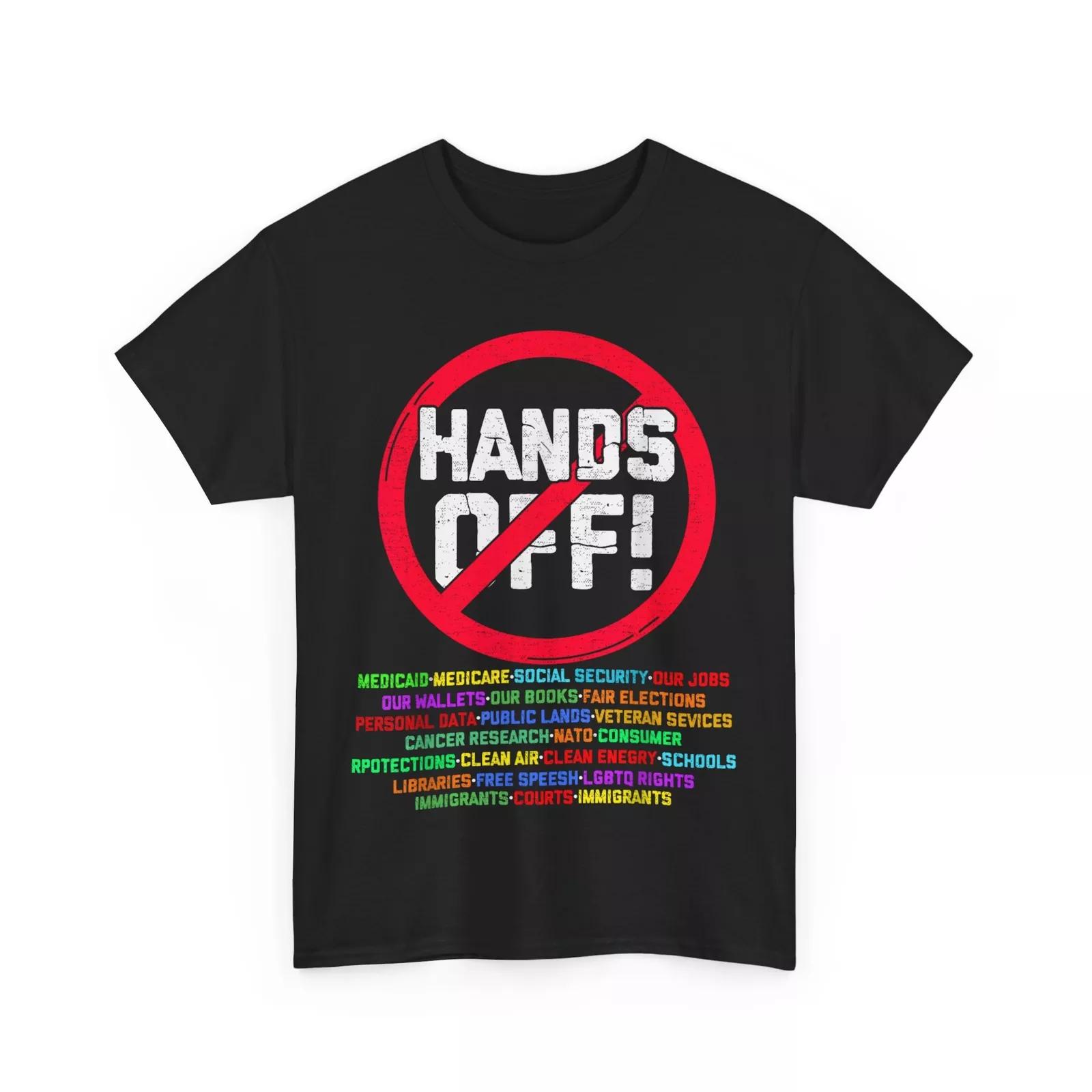 

Hands Off Shirt, Social Security Women Men T-shirt L