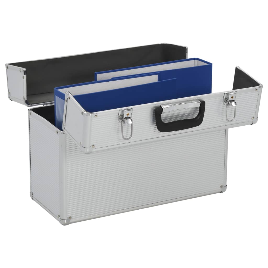 Tool Box 47 x 36 x 20 cm Silver Aluminum