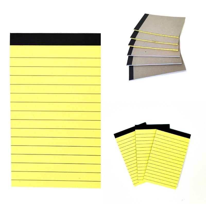 Leere linierte Notizblöcke Mini Taschennotizbuch, 6 Stück 3x5 Zoll Kleiner Schreibblock Kleine Notizblöcke Memo-Block zum Schreiben Zeichnen