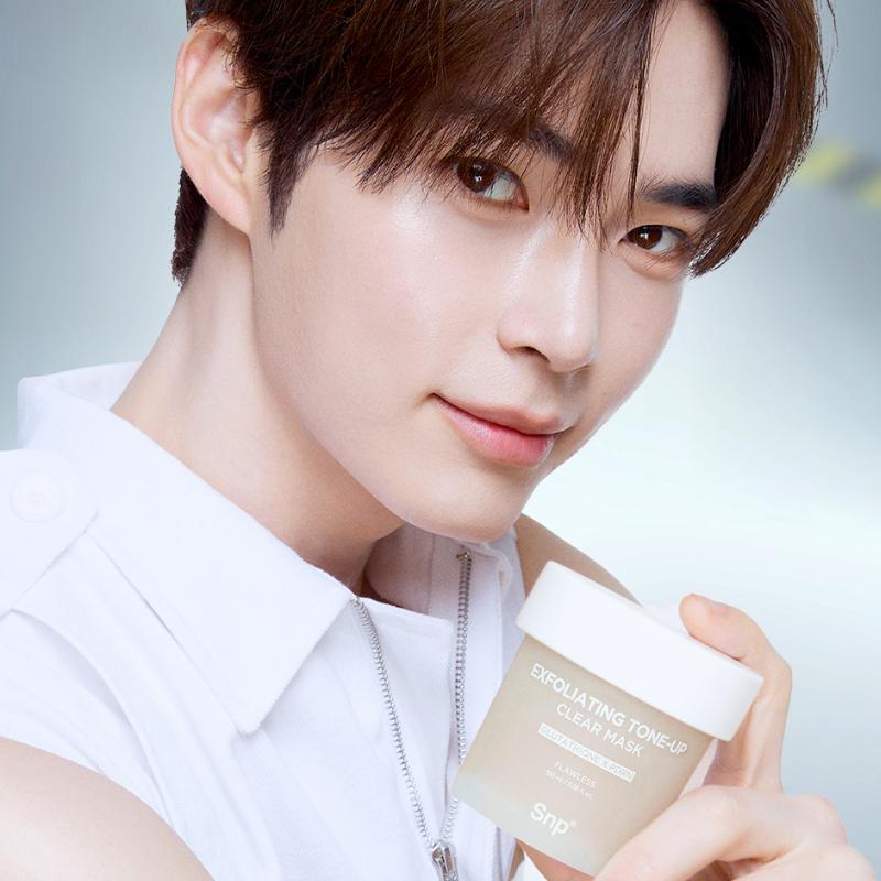 SNP Exfoliating Tone-Up Clear Mask 100ml