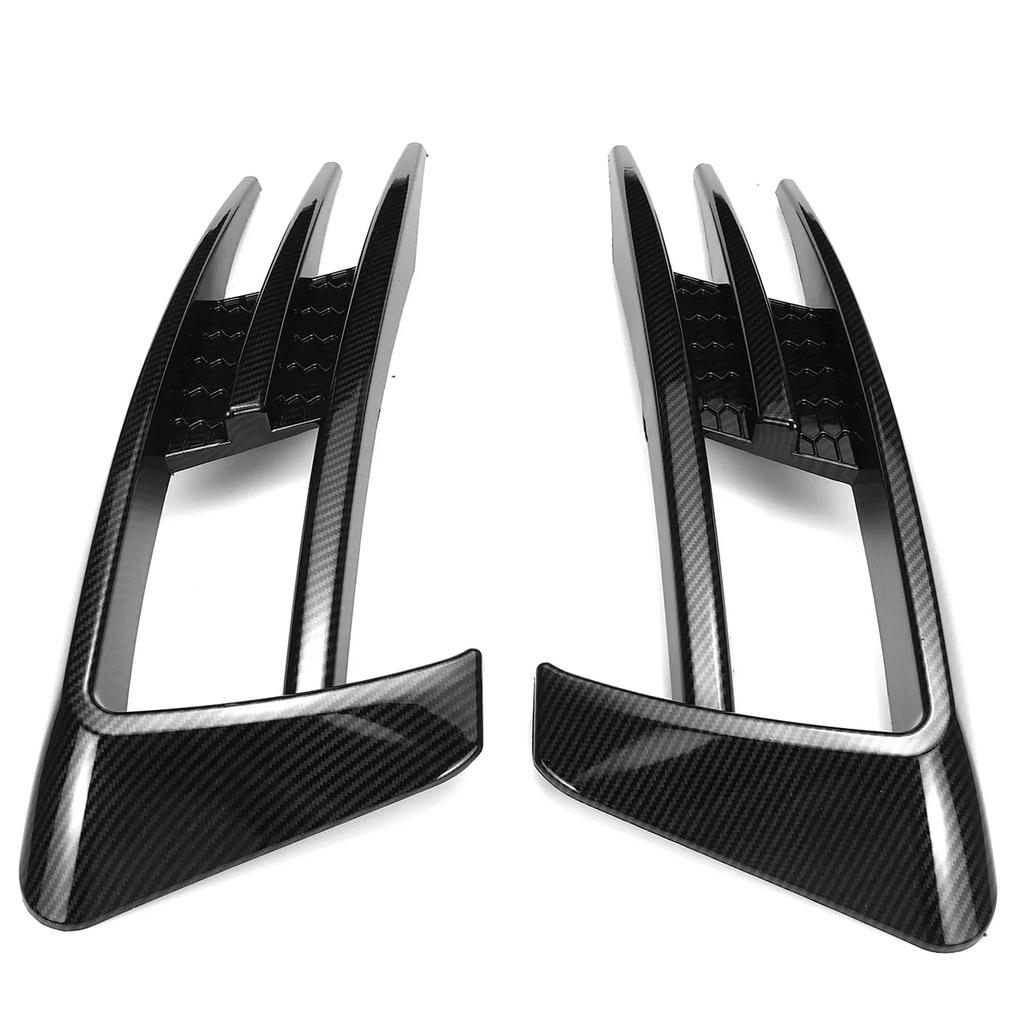 AGLNX1 New Pair Car Front Fog Light Grille Grill For VW Golf 7 MK7 Standard Version 2014 2015 2016 2017 Fog Lamp Lower Bumper Grill