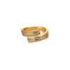 Geometric Zircon Hug Rings for Women Stainless Steel Gold Color Wedding Adjustable Ring New Fashion Zircon Gift anillos mujer