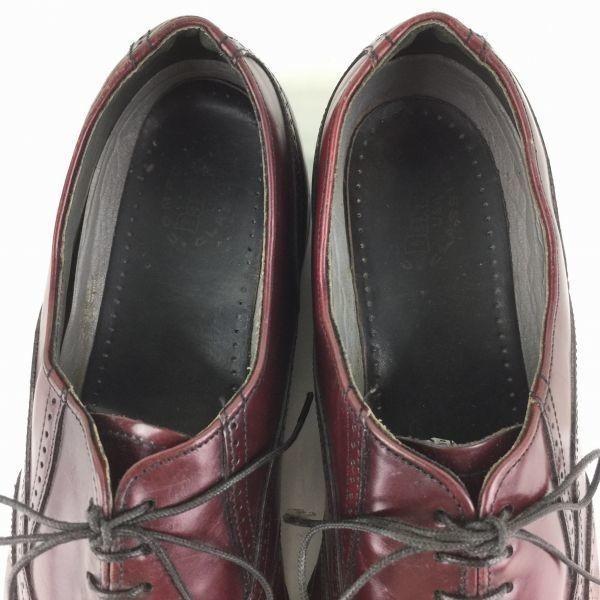 80s Vintage Made in USA Dexter Full Brogue Wingtip Shoes Burgundy size 10.5M 28.0 Men's(USED)