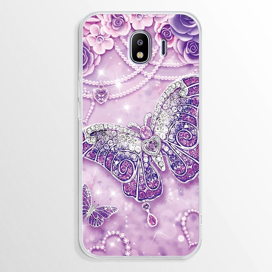 Marble Case For Samsung Galaxy J4 2018 Case J400 J400F Soft TPU Cover For Samsung Galaxy J4 Plus J 4 J4+ Case J415F Fundas Cover