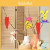 Vibrant Wooden Easter Bunny And Egg Craft Kit For Creative Kids Holiday Projects