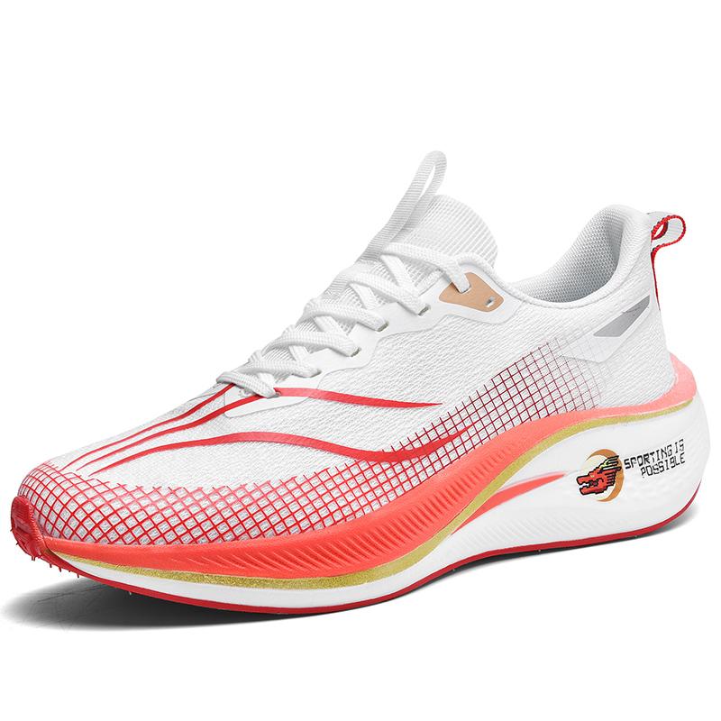 

Мужская и женская обувь для бега Спортивная обувь Кроссовки 45 красный/белый