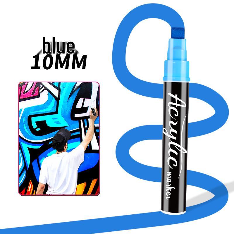 

10mm Giant Opaque Acrylic Marker for Art & DIY - Waterproof Large Brush for Wall Painting & Graffiti