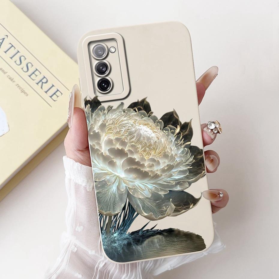 Beautiful Floral Phone Case For Samsung Galaxy S20 FE S20+ Soft Silicone Shockproof Cover For Samsung S20 Plus S20FE 5G Bumpers