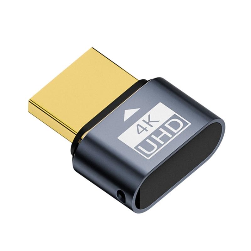 

Metal HDTV Dummy Plugs,High Definition Video Emulators Headless Display Adapter for Improved Display 4K Display