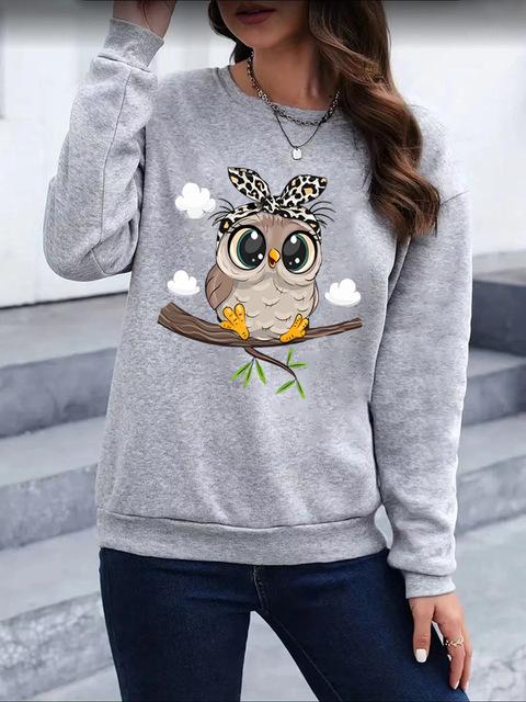 Korean Fashion Pullover Setwear Women Clothes Cartoon
