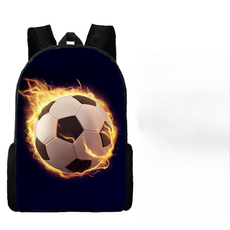İlk ve Ortaokul Çocukları Erkek ve Kız Çocuklar için Futbol Okul Çantası Çift Omuz ve Sırt