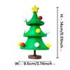 3D Printed Rotating Christmas Tree Ornament - Creative Desktop Decoration Model
