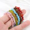 Natural stone irregular woven bracelet, ethnic seaside beach wind special-shaped crystal gravel bead string DIY jewelry.