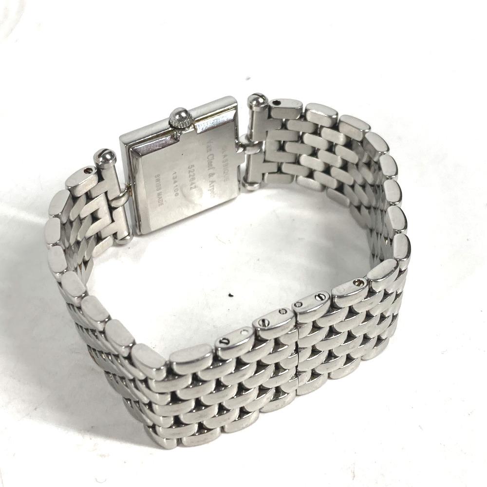 VAN CLEEF & ARPELS 522642 Pink Shell Classic Cale 4PDiamond Women's Wristwatch