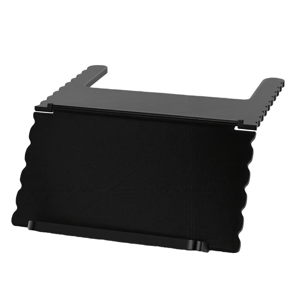 Mahjong Card Holder for Table, Slide Under Mat Stand Angled Viewing Rack Space Saving Accessory, with Low Foldable Design for Mahjong Mat