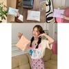 Korean Small Designer Ice Cream Color Makeup Bag Letter Handbag For Daily Use