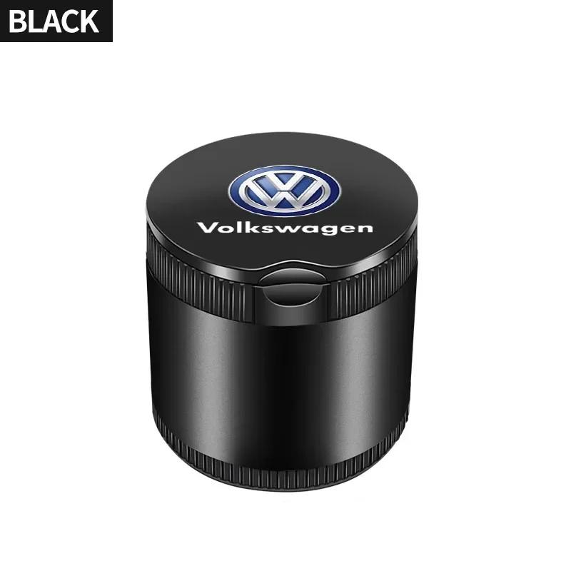 B6 VW For Volkswagen Car Cigarette Ashtray Cup LED Light Portable Detachable For VW GTI Polo Golf Passat Tiguan Arteon Touareg T