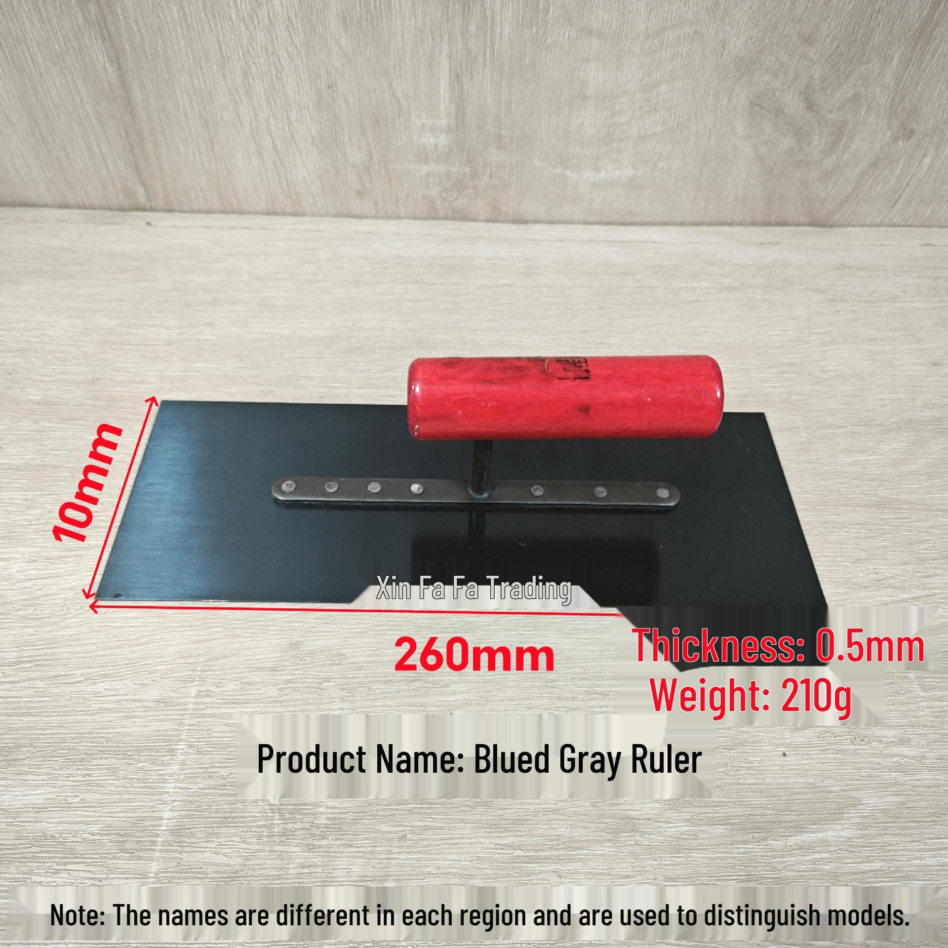 Plastering Kit: Trowel, Large Spirit Level, Small Iron Plate, Plastering Board