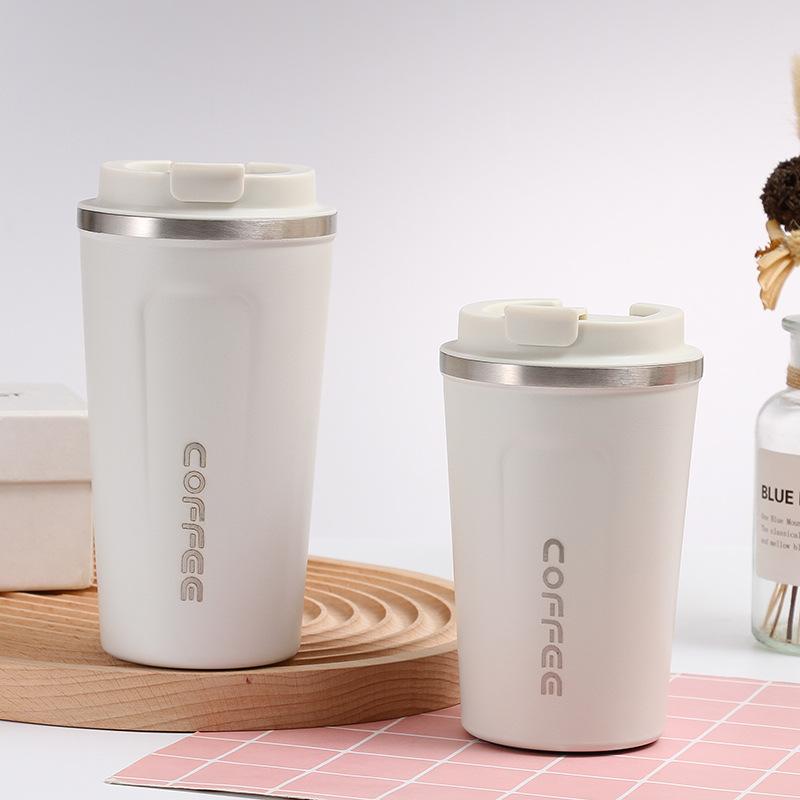 380ml/510ml Stainless Steel Coffee Cup Travel Thermal Mug Leak-Proof Thermos Bottle Tea Coffee Mug Vacuum Flask Insulated Cups
