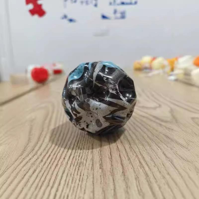 Balle Rebondissante Élastique Camouflage - Jouet Décompression Haute Élasticité pour Jeu Extérieur pour Garçons et Filles