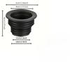 3pcs Anti-Odor Retractable Drain Ring 1pc Raw Rubber Tape Leak-proof and Odor-proof Sealing Ring