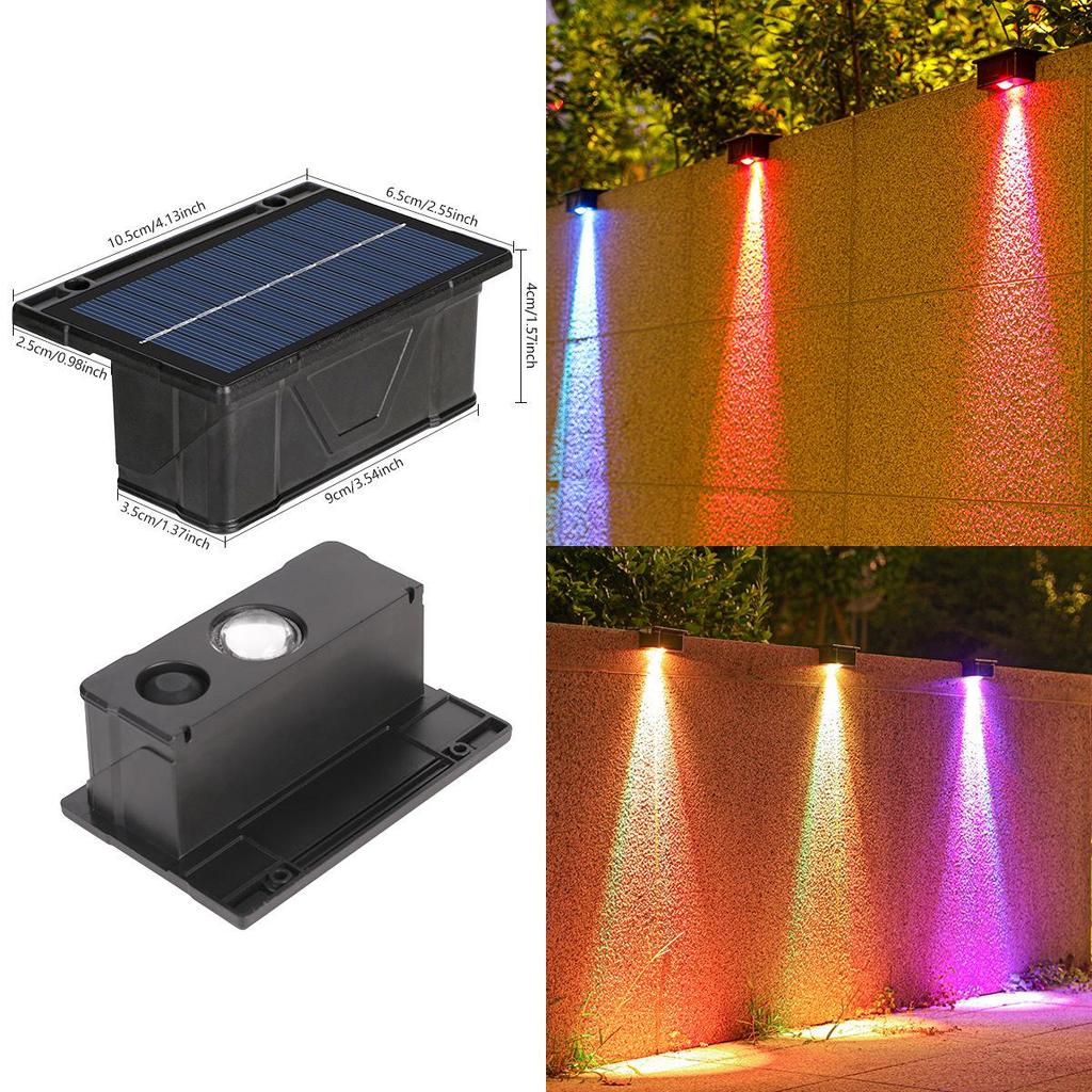 Waterproof Solar Wall Light for Courtyard, Villa, Garden, and Home - Outdoor Atmosphere Lighting
