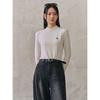 PEACEBIRD Women's Brushed Thermal Slim-Fit Knit Top