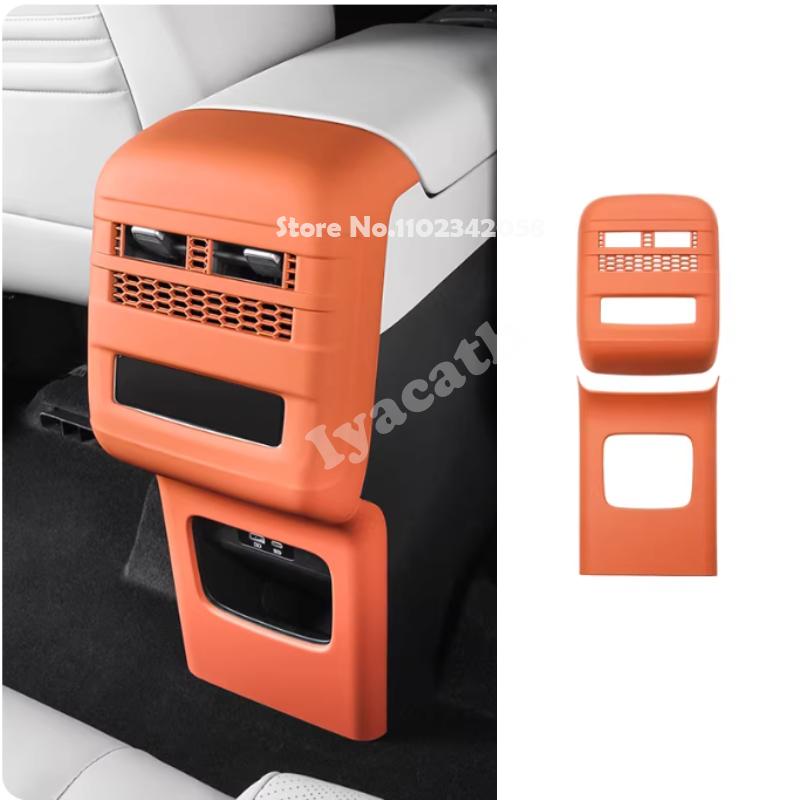 For BYD Equation Leopard 7 Titanium 7 2025 2026 Rear Air Vent Outlet Back Anti-kick Board Trim Protector Cover Car Accessories
