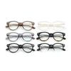 New retro niche round frame flat glasses plain face female versatile pin anti-blue light technical male glasses frame