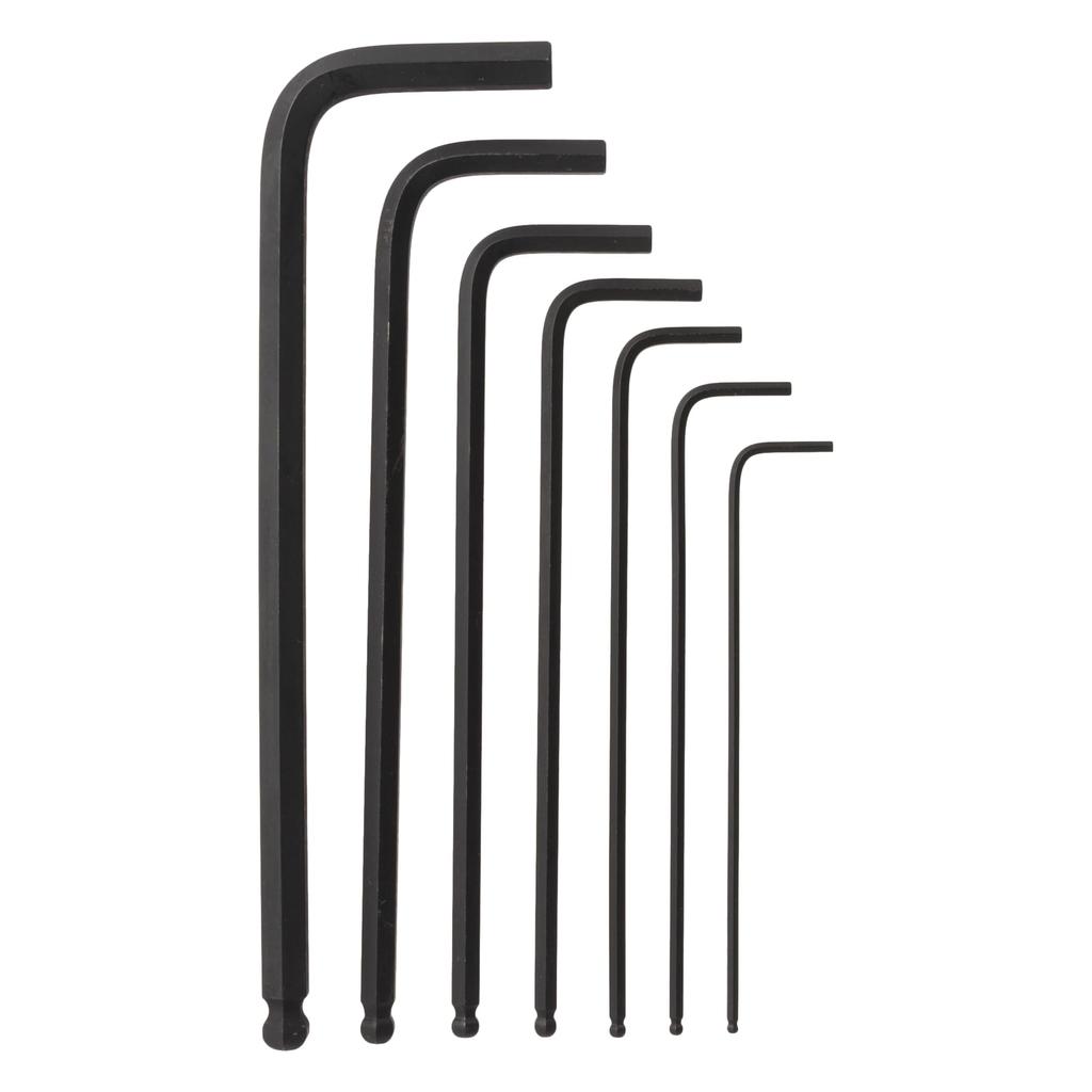TONE Long Ball Point Wrench Set 7 Pieces L-Shaped BPL700,