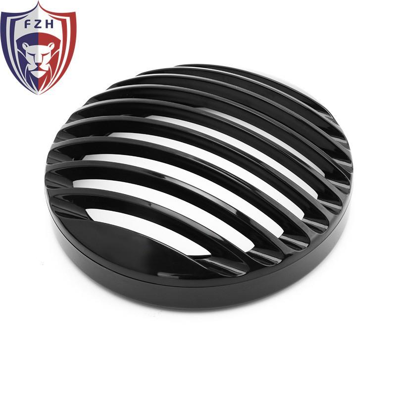 Motorcycle Headlight Cover Black Mesh Harley XL883 1200 X48 Dyna Softail