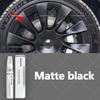 For Tesla Car Wheel Scratches Repair Pen Matte Black Dark Gun Gray Silver Black Multiple Colors