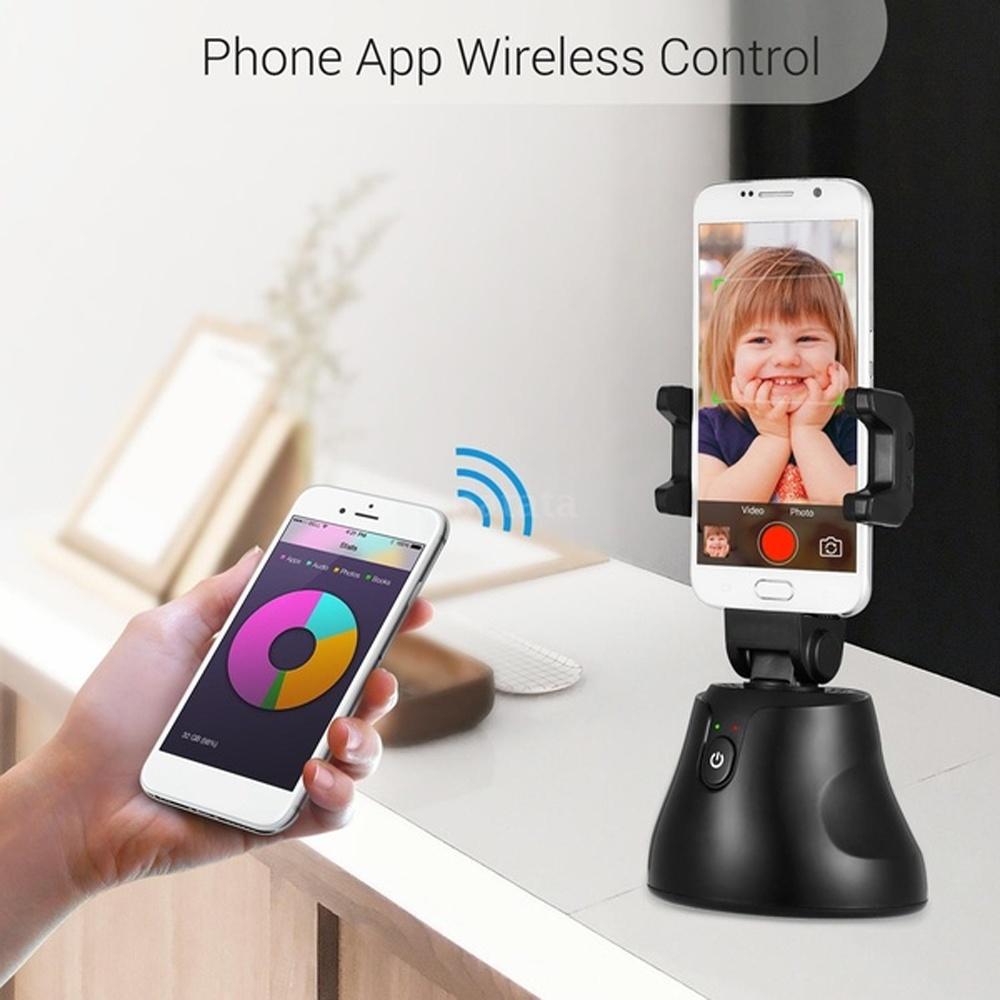 Upgrade Fashion Multifunction Smartphone Holder Gimbal Camera PTZ Smart Tracking Gimbal Stabilizer Face Recornition 360° Rotation VLOG Shooting
