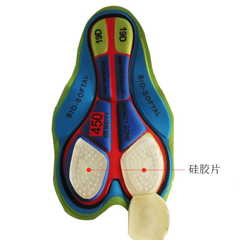 Pantaloncini da Ciclismo da Uomo con Imbottitura in Gel 19D Asciugatura Rapida Biancheria Intima da Bici per Ciclismo su Strada