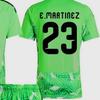 Emiliano Martinez 23 Fodboldtrøje Grøn Oversize Trykt