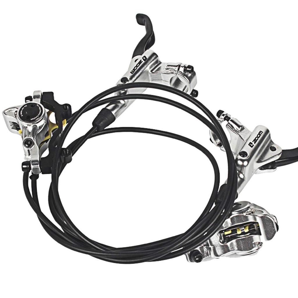 JPAMZCEO Fahrradbremshebel Set, 800mm/1400mm, Hydraulisches Scheibenbremsenset für Vorder- und Hinterrad MTB Fahrräder