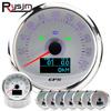 Waterproof 85mm GPS Speedometer 160MPH 200km/h With Antenna Boat Speed Meter With 7 Colors Backlight Trip ODO COG 9-32V
