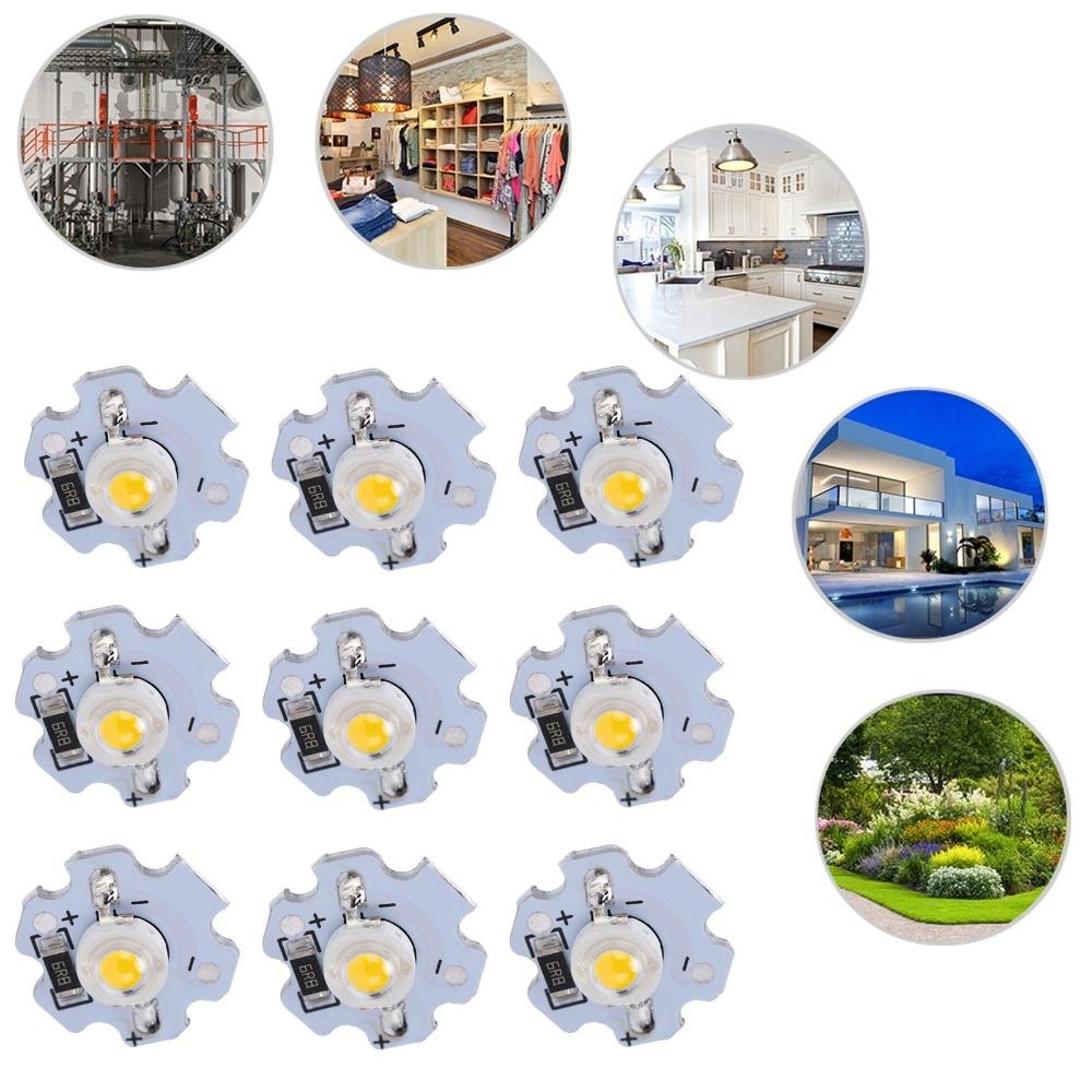 25PCS Compact 5V LED Chips 200LM Aluminum Plate High Power LED 1W LED Chip Bulb DIY Lighting Fixtures