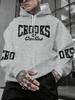 Men'sAutumn And Winter Hooded with Iconic Print - Loose Fit Streetwear Hoodie